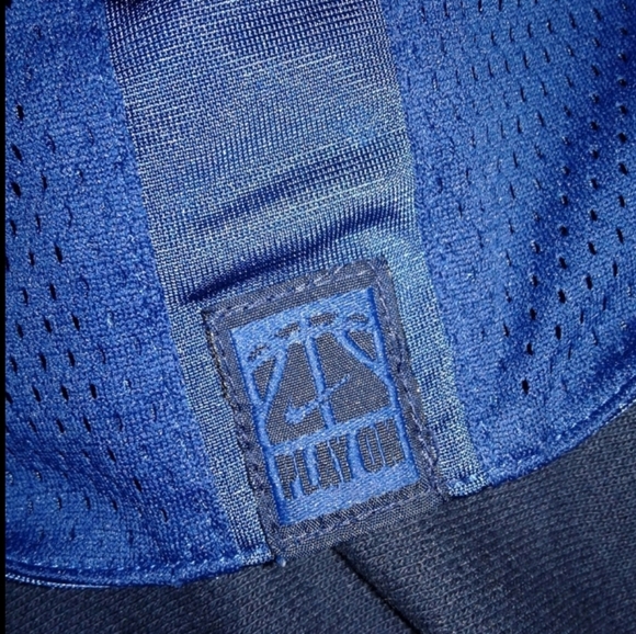 Nike Reversible Mesh shiny basketball Jersey mens L Blue tank top sleeveless - Picture 6 of 7